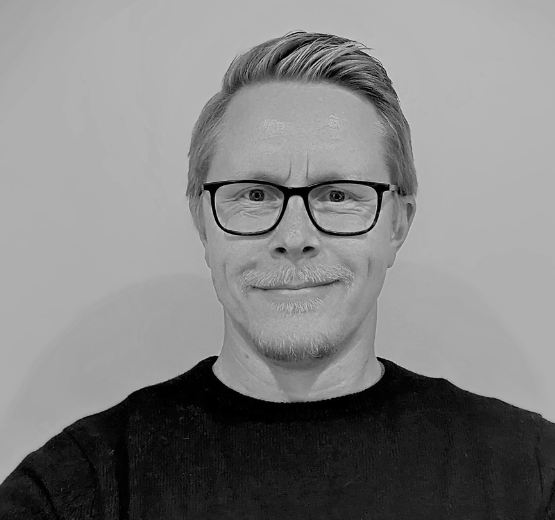 Black and white images of Phil who is one of BrightBridge's Microsoft Dynamics 365 Developers - pictures for National Careers Week 2023.
