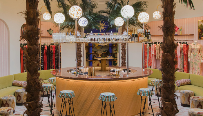 Inside BrightBridge customer RIXO's flagship store in London, where a diverse retail offering helps to attract and retail customers.